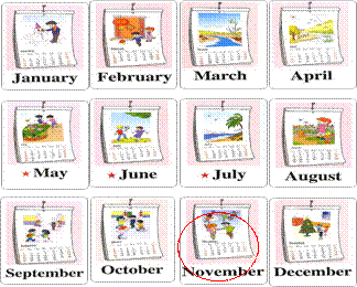 一到十二月英文,一到十二月英文单词怎么读  第2张